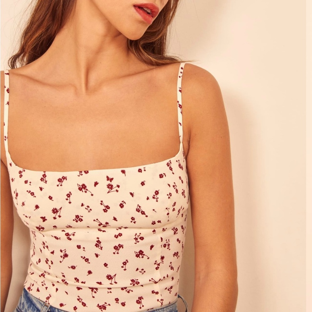 Reformation Grace Top in Penny Size 4
